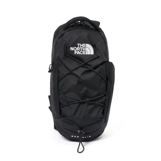 【The North Face 官方旗艦】北面男女款黑色DWR防潑水滿版印花休閒單肩包｜52UP53R(斜背包)