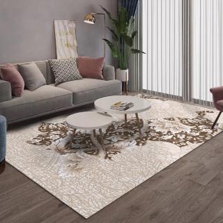 【SDL Home 山德力】耐磨高透氣親膚地毯-200x290cm萊茵(仿羊毛材質)