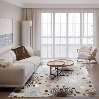 【SDL Home 山德力】耐磨高透氣親膚地毯-200x300cm泰加斯(仿羊毛材質)