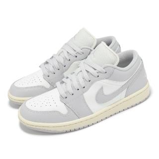 【NIKE 耐吉】休閒鞋 Wmns Air Jordan 1 Low 女鞋 男鞋 海鹽灰 奶油底 AJ1 一代 低筒(DC0774-103)