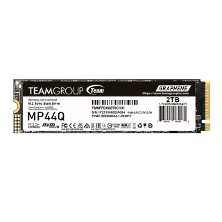 【Team 十銓】MP44Q 2TB M.2 PCIe 4.0 SSD 固態硬碟(讀7400MB ; 寫6500MB)