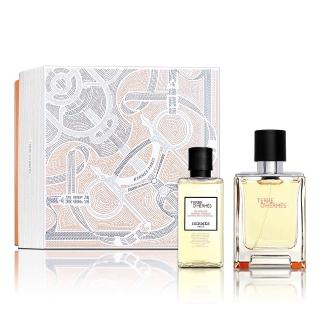 【Hermes 愛馬仕】大地男性淡香水 50ML 香氛禮盒(淡香水50ML+沐浴露40ML 平行輸入)