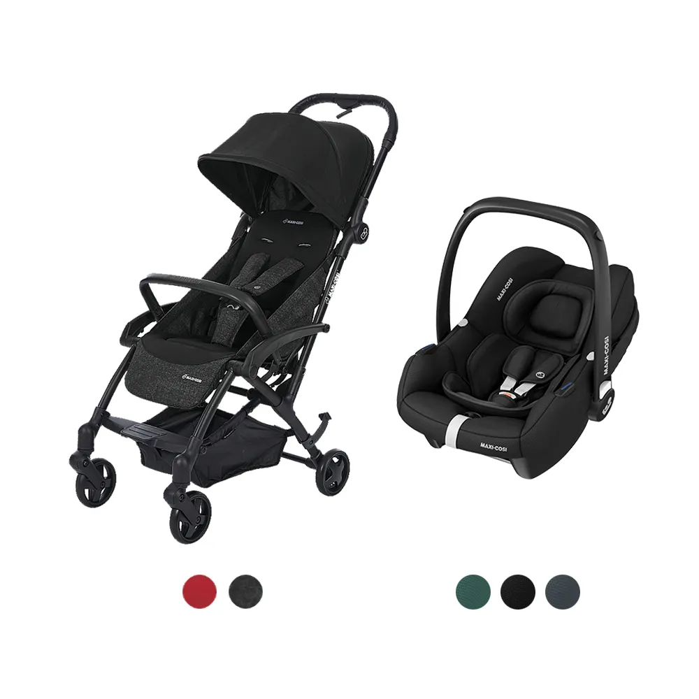 【MAXI-COSI】荷蘭 Laika嬰兒推車+CabrioFix-i-Size提籃組合(新生兒推車 提籃汽座)