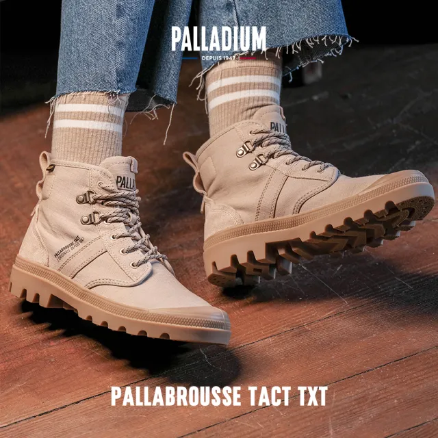 【Palladium】PALLABROUSSE TACT TXT有機棉軍靴-男-三色任選