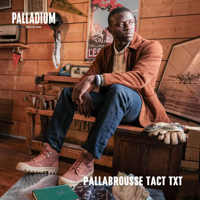 【Palladium】PALLABROUSSE TACT TXT有機棉軍靴-男-三色任選