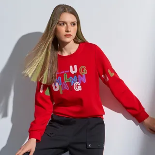 【巧玲瓏】潮流彩色字母寬鬆上衣 3473017