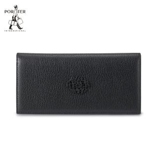 【PORTER INTERNATIONAL】都會尊爵DUKE真皮長夾(黑)