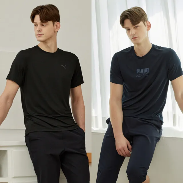 斷碼福利PUMA科技竹節涼七分褲套-男(U)