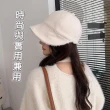 【QIDINA】時尚羊羔絨保暖雙面可戴鴨舌帽-U(保暖帽 冬天帽子女 遮陽帽 防曬帽 棒球帽)