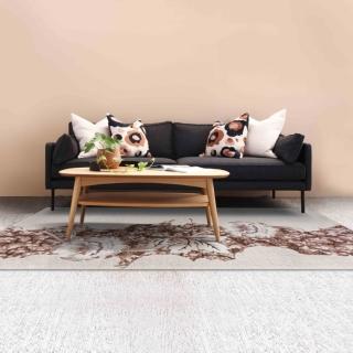 【SDL Home 山德力】耐磨高透氣親膚地毯-160x230cm頓和(仿羊毛材質)