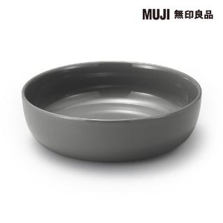 【MUJI 無印良品】日常食器/缽/大 灰 約直徑21cm