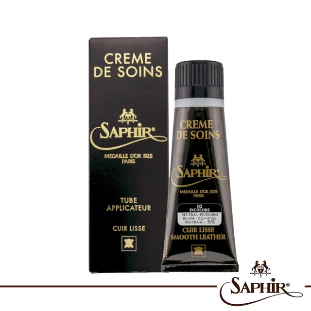 【SAPHIR 莎菲爾】金質-皮革保養膏