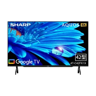 【SHARP 夏普】42型 AQUOS LED 4K Google TV聯網顯示器(4T-C42FK1X)