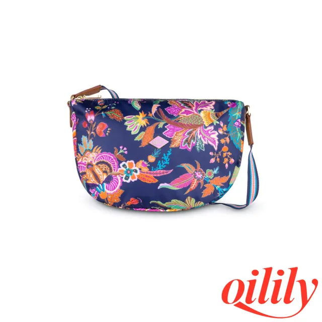 【Oilily】雙11 荷蘭品牌 Saar肩背包(深藍色)