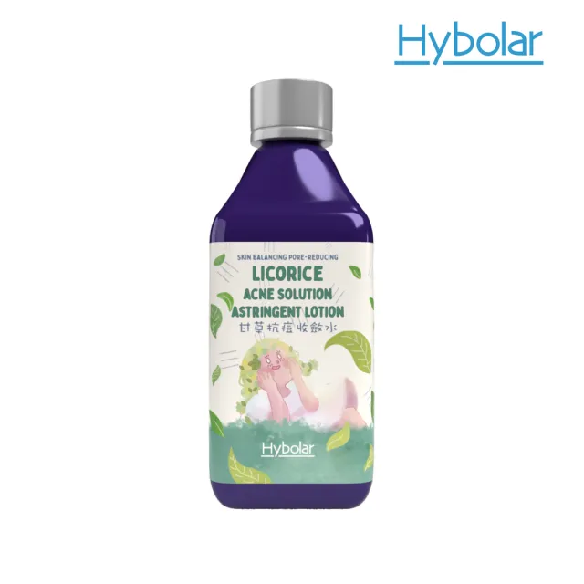 【Hybolar】甘草收斂水200ml(緊緻毛孔控油溫和油水平衡長效保濕臉部保養補水敏感肌)