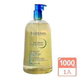 【BIODERMA 貝膚黛瑪】舒益輕沐浴油1000ml(大容量 溫和潔淨乾癢肌)