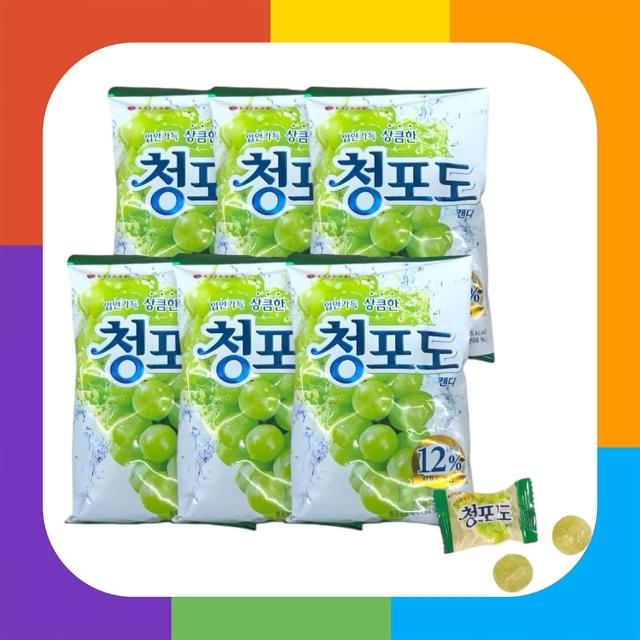 【Lotte 樂天】青葡萄糖果153g(x6包組 #樂天#葡萄 #糖果 #萬聖節 #分享 #同樂會)