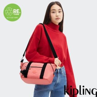 【KIPLING官方旗艦館】蜜桃粉手提側揹包-ART MINI