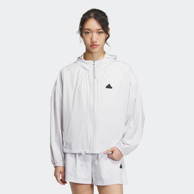 【adidas 愛迪達】抗UV 防曬連帽外套 女 IM8835