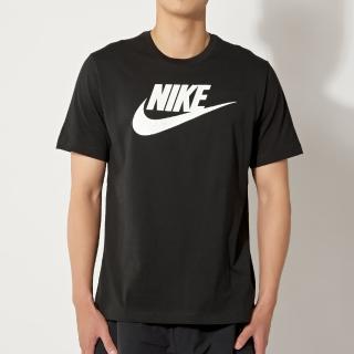【NIKE 耐吉】AS M NSW Tee Icon Futura 男款 黑色 基本款 LOGO 運動 休閒 短袖 上衣 AR5005-010