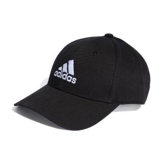 【adidas 愛迪達】Twill Baseball Cap 黑色 棉質 可調帽圍 老帽 帽子 棒球帽 II3513
