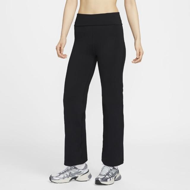 【NIKE 耐吉】雙11 長褲 高腰 機能 快乾 女 AS W NK DF ONE HR FLDOVR PANT 黑色(FV7849010)