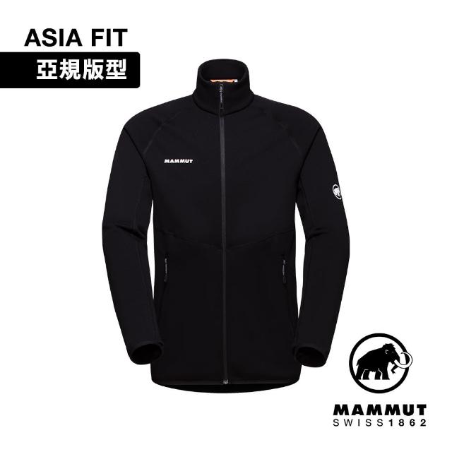 【Mammut 長毛象】Aconcagua ML Jacket AF Men 運動刷毛機能立領外套 男款 黑色 #1014-04292