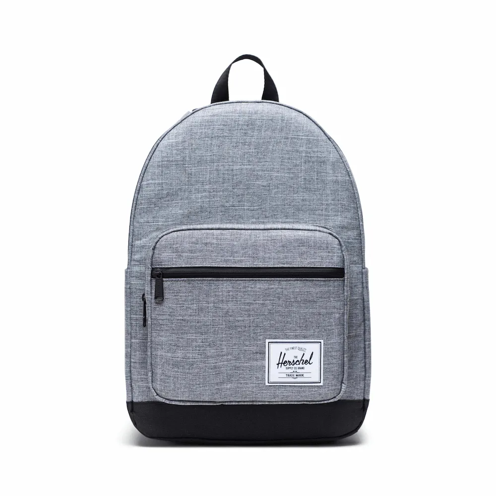 【Herschel】官方直營 16吋筆電包 Pop Quiz 25L 後背包(灰)