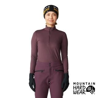 【Mountain Hardwear】MHW Butter Up Half Zip 防曬半拉鍊長袖排汗衣 女款 黑莓紫 #2084621