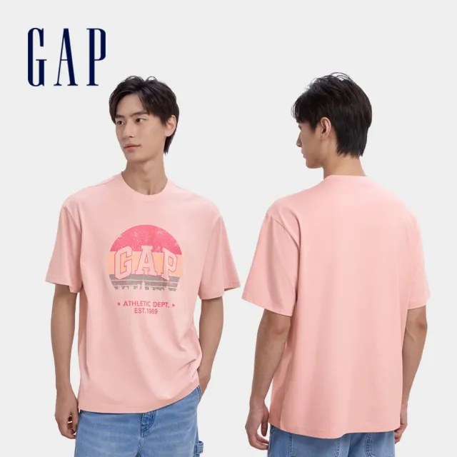 【GAP】男女裝 Logo/小熊布章純棉圓領短袖T恤-多款任選(637270&637867&637606)