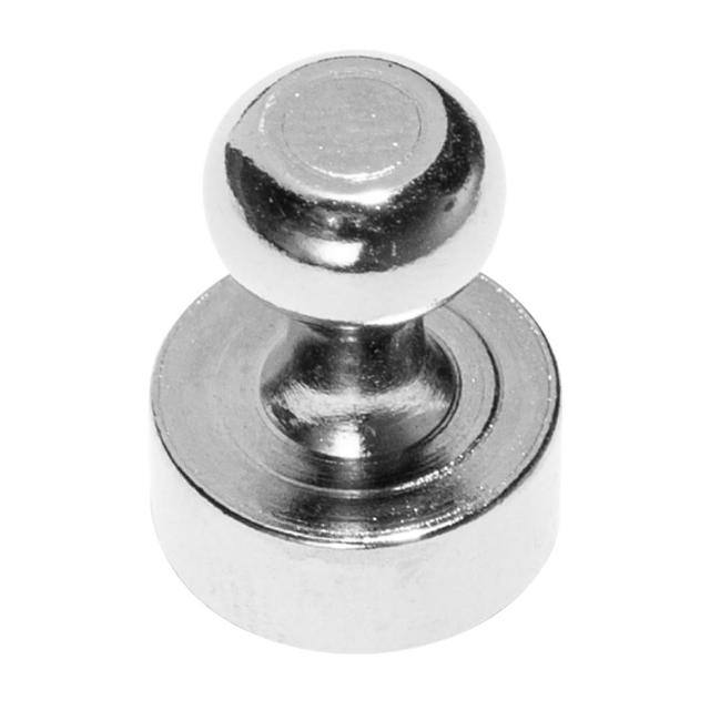 【索樂生活】12x16mm 金屬強力磁鐵圖釘5入組(圖釘磁鐵 磁圖釘 磁鐵掛勾 冰箱磁鐵 白板磁鐵)