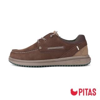 【Walk In Pitas】男鞋 WAVE JAVA 防水時尚懶人鞋/休閒鞋(PI2491-275 松果褐)