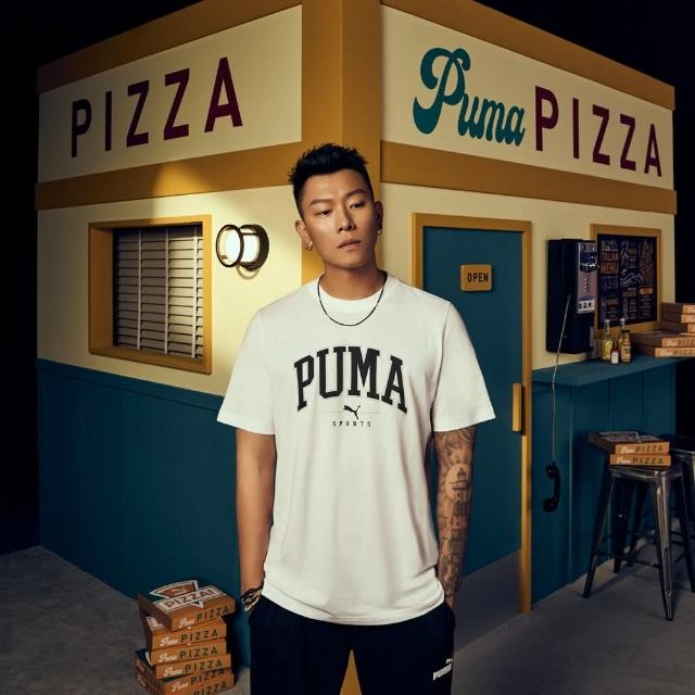 【PUMA】E.SO瘦子代言 基本系列Squad短袖T恤 男性(68179102、2024夏季新款)