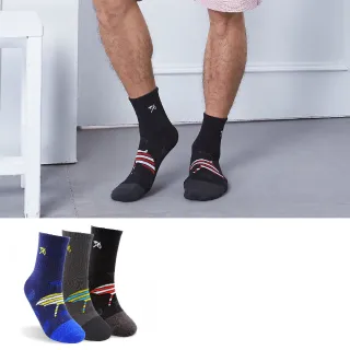 【Arnold Palmer 雨傘】6雙組日本抗菌消臭彩傘短襪(短襪/男襪/消臭襪/抗菌襪)