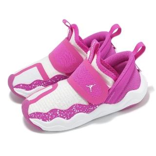 【NIKE 耐吉】童鞋 Jordan 23/7 TD 無鞋帶 小童 粉紅 白 魔鬼氈 學步鞋 運動鞋 休閒鞋(DQ9294-605)