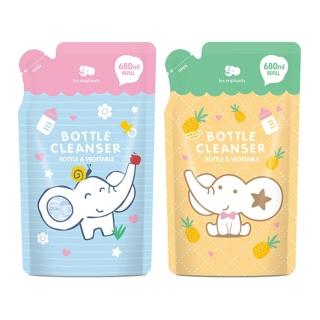 【麗嬰房】奶瓶蔬果酵素洗潔液-補充包680ml(奶瓶玩具清潔/蔬果清潔)