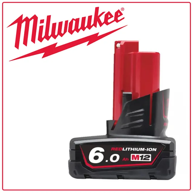 【Milwaukee 美沃奇】12V鋰電池系列(M12B6)