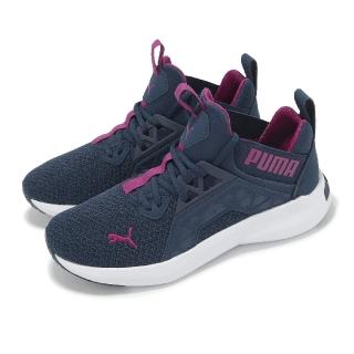 【PUMA】慢跑鞋 Softride Enzo NXT Jr 大童 女鞋 藍 紫 緩衝 支撐 運動鞋(195569-31)