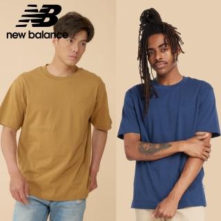 【NEW BALANCE】NB 立體鋼印LOGO短袖上衣 男性 MT43503BK MT43503GIN MT43503NNY(美版 版型偏大)