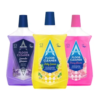 【Astonish 英國潔】抗汙光亮地板清潔劑1瓶1000ml-香味可選(寵物友善/清潔抗汙)