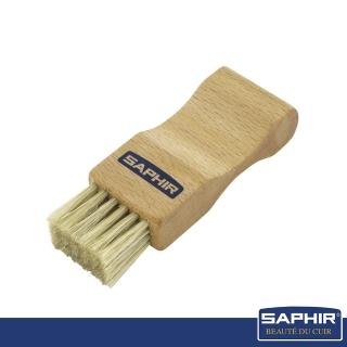 【SAPHIR 莎菲爾】上蠟專用刷(豬鬃毛質地細緻不傷皮革)