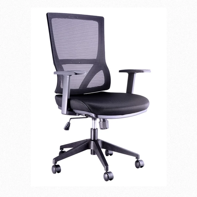 KF金柏莉家具 D_chair(高背扶手透氣人體工學椅電腦椅