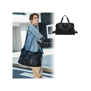 【SPRING】尼龍大容量多功能中性手提包肩背包斜背包旅行包學生書包(日系簡約中性尼龍旅行 