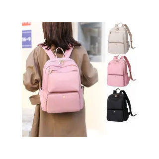 【SPRING】尼龍輕量後背包大容量學生後背包旅行後背包-多色(百搭通勤大容量旅行後背包)