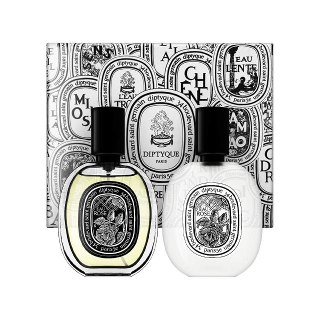 【Diptyque】玫瑰之水香氛禮盒 30ml*2(國際航空版_淡香精+髮香噴霧)