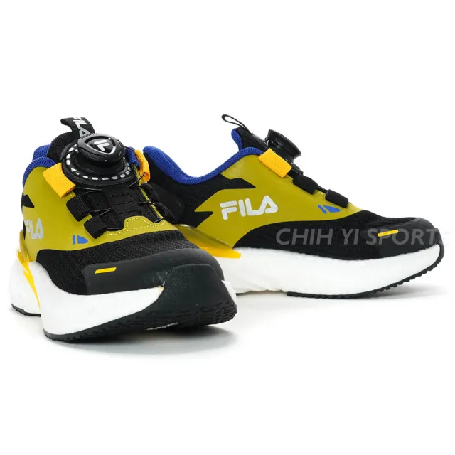 【FILA】KIDS 避震慢跑運動鞋 大童 童鞋 康特杯 支撐鞋墊(3-J822Y-091 3-J822Y-1313-J822Y-251色任選)