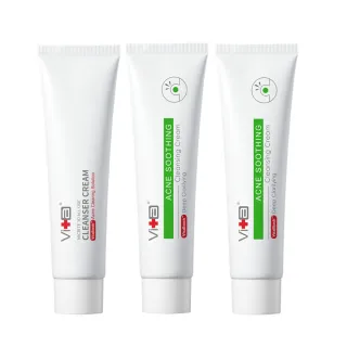 【Swissvita 薇佳】獨家限定★微晶3D全能洗顏霜x1入+速效抗痘調理潔面乳x2入