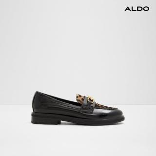 【ALDO】BISSOM-前衛質感飾扣樂福鞋-女鞋(黑色多色)