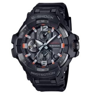 【CASIO 卡西歐】G-SHOCK 藍芽 飛行錶 碳纖維防護 緊急救援系列 GR-B300EC-1A 54.7mm