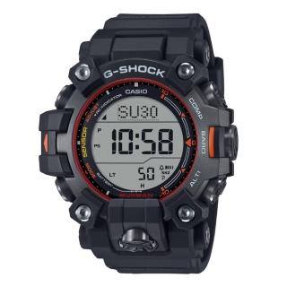 【CASIO 卡西歐】G-SHOCK 電波 太陽能 防塵泥 雙層LCD顯示 三重感應器 緊急救援系列 GW-9500MEC-1 52.7mm